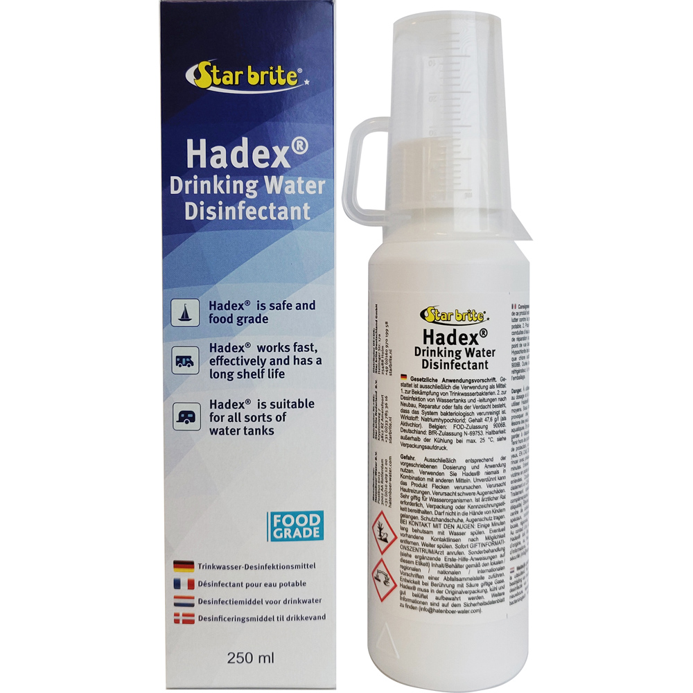 Starbrite hadex drinkwater desinfectant 250 ml