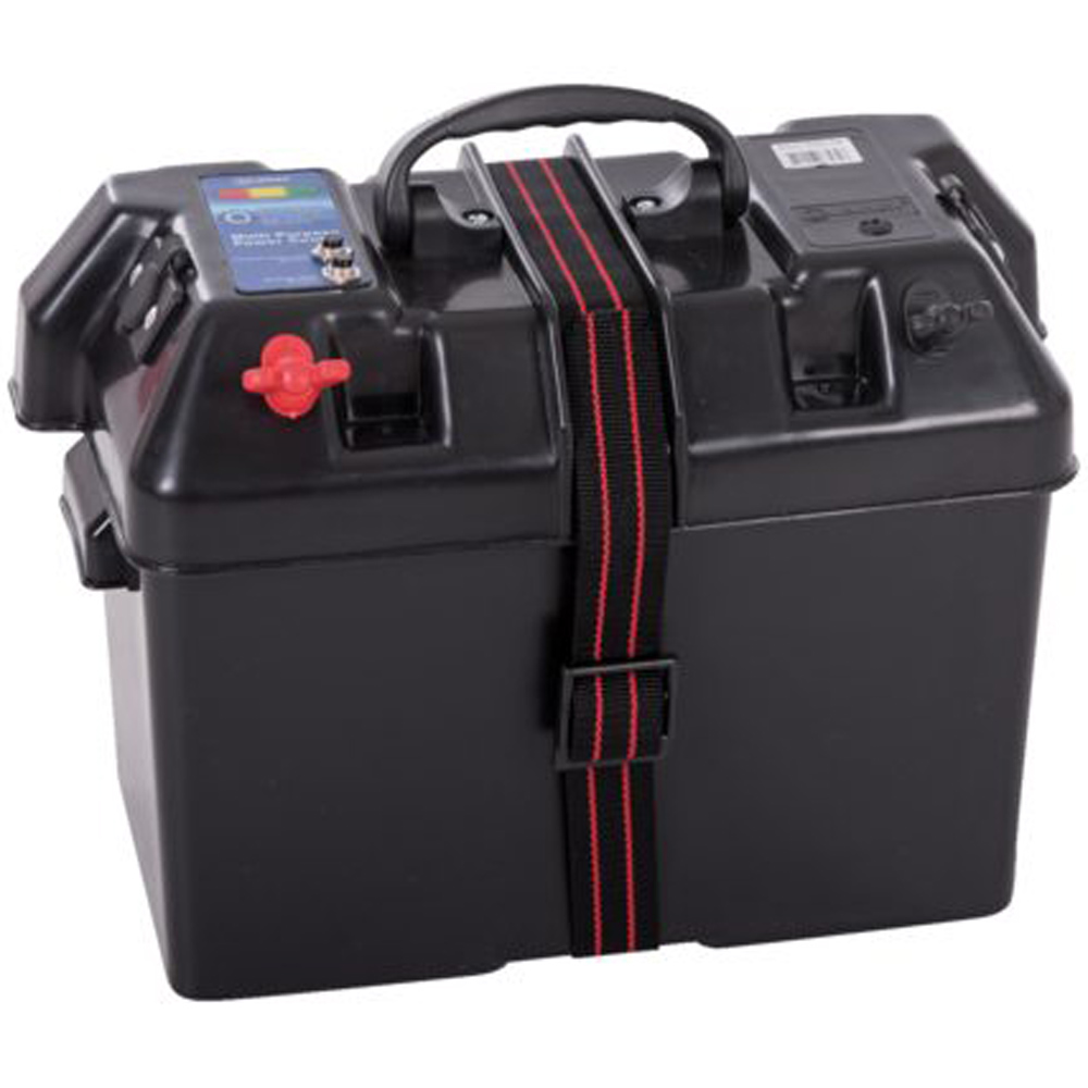 Talamex ACCUBAK MET QUICKFIT AANLSUITING MAX 30A & 2X12V EN ACCUTESTER