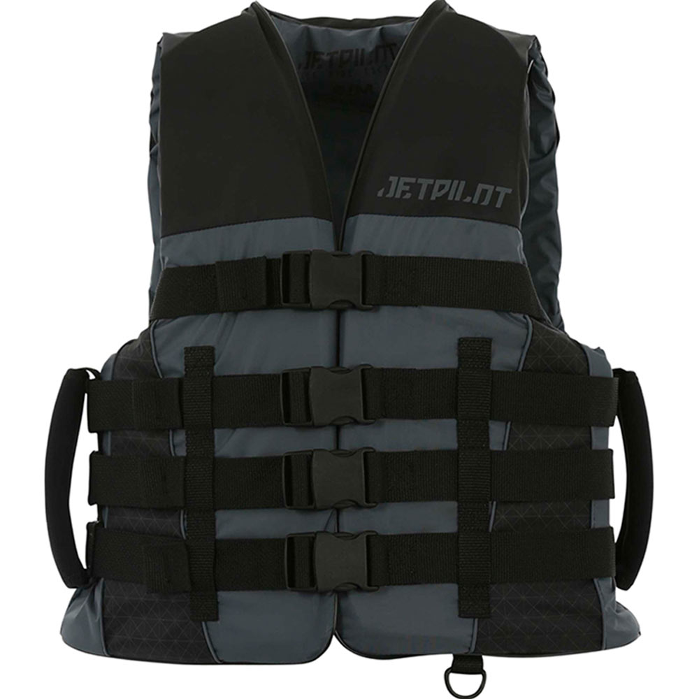 Jetpilot Strike nylon zwemvest zwart met super grip handvaten