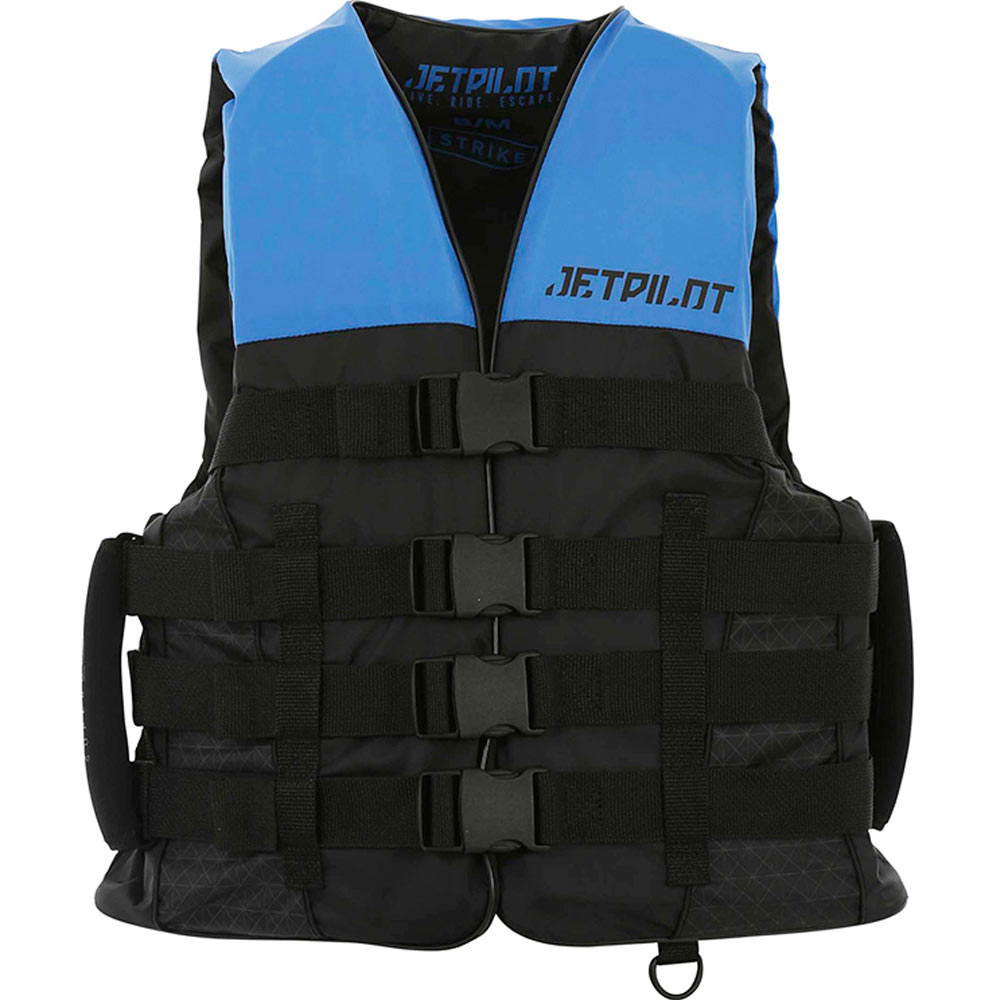 Jetpilot Strike nylon zwemvest blauw met super grip handvaten