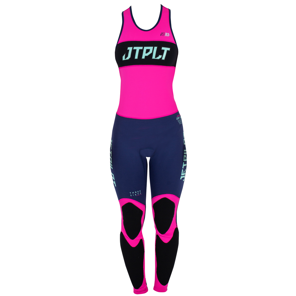 Jetpilot RX long jane met jasje dames navy/roze