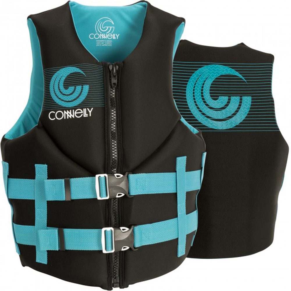 Connelly neopreen zwemvest promo aqua blauw