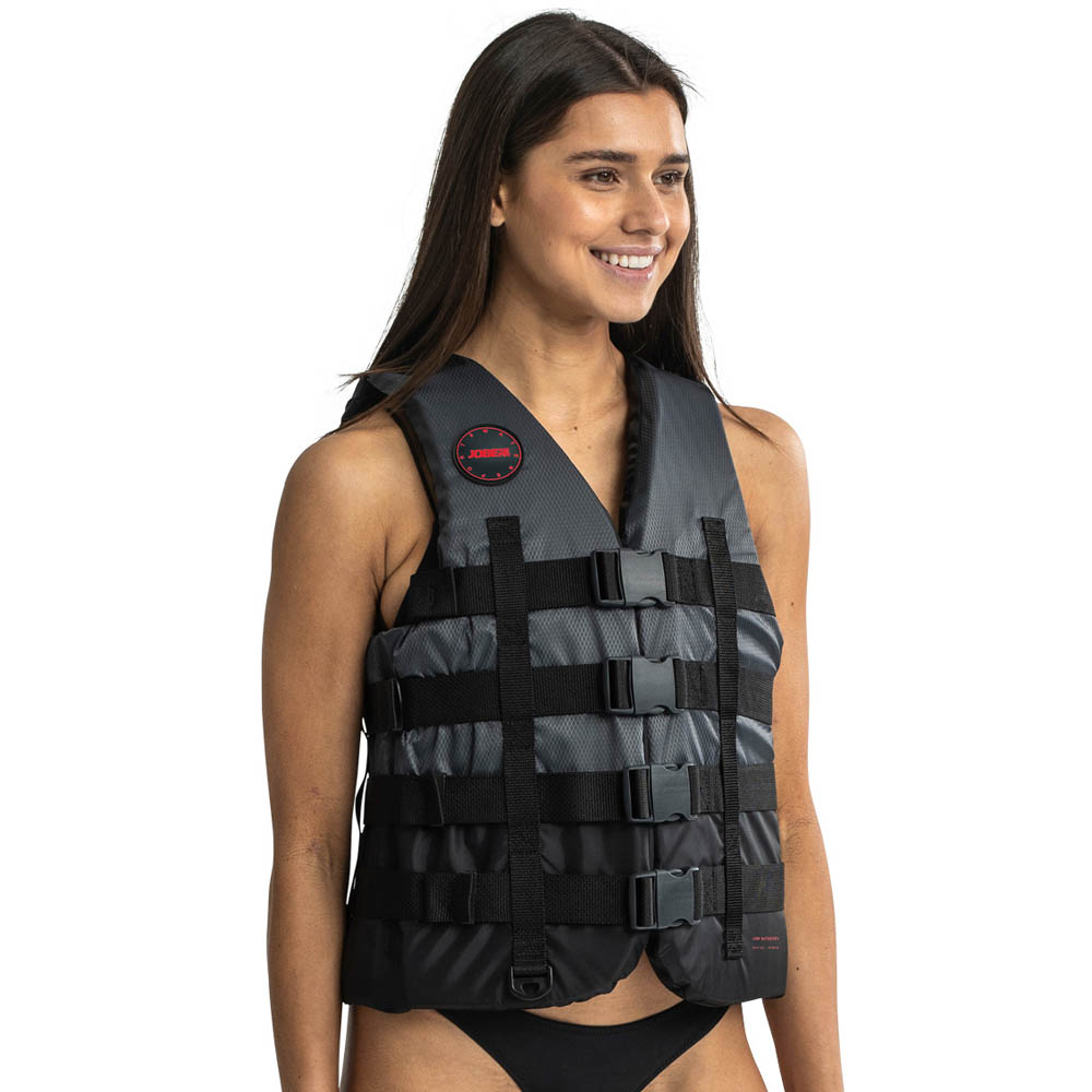 Jobe 4 buckle zwemvest zwart