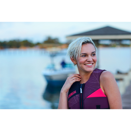 Jobe neopreen zwemvest dames bordeaux rood