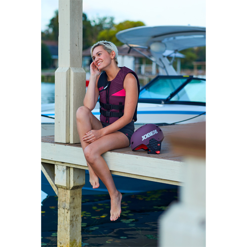 Jobe neopreen zwemvest dames bordeaux rood