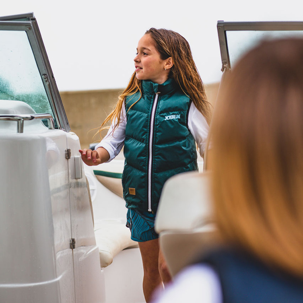 Jobe Bodywarmer kinderen Dark Teal 50N drijfvermogen