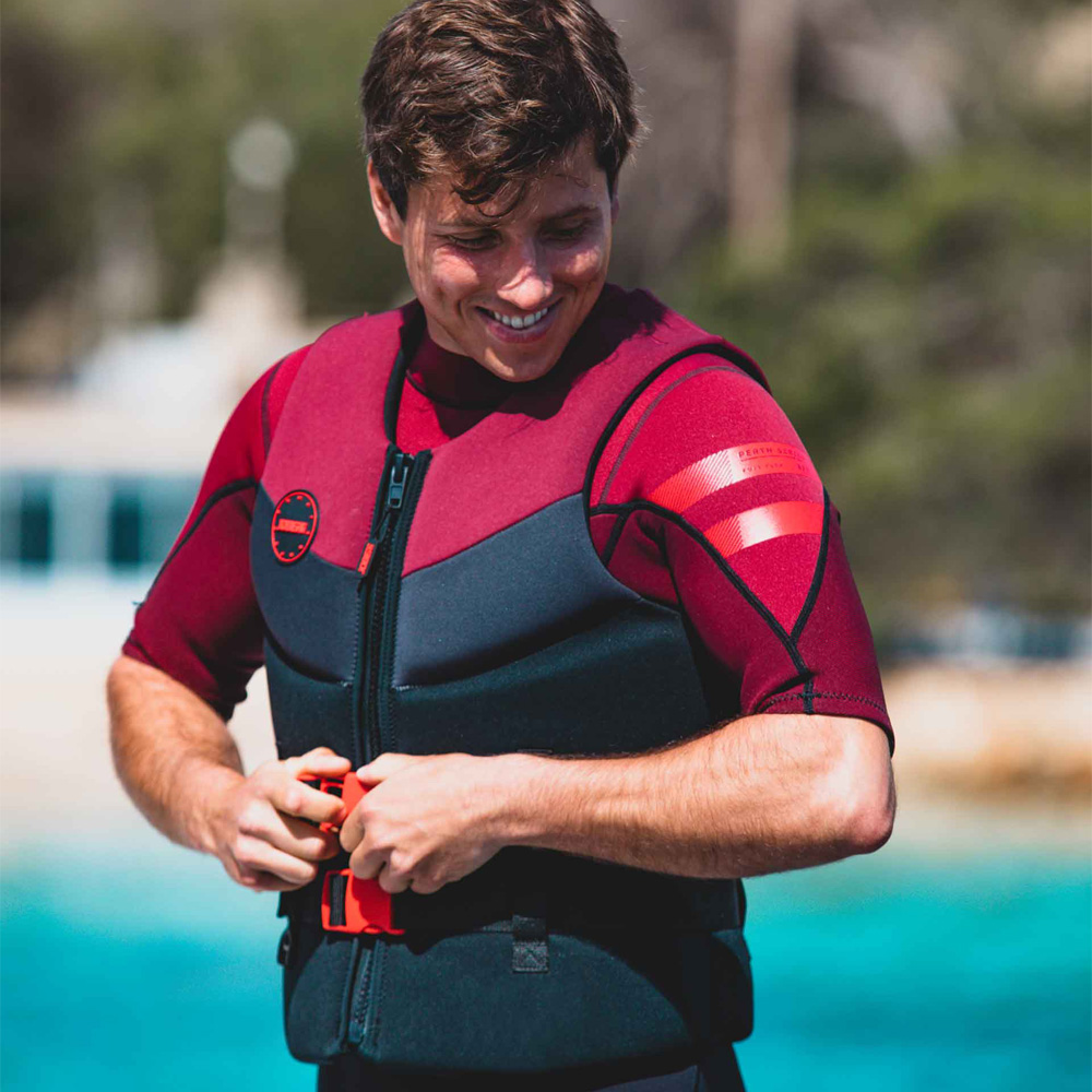 Jobe neopreen zwemvest heren Burgundy rood