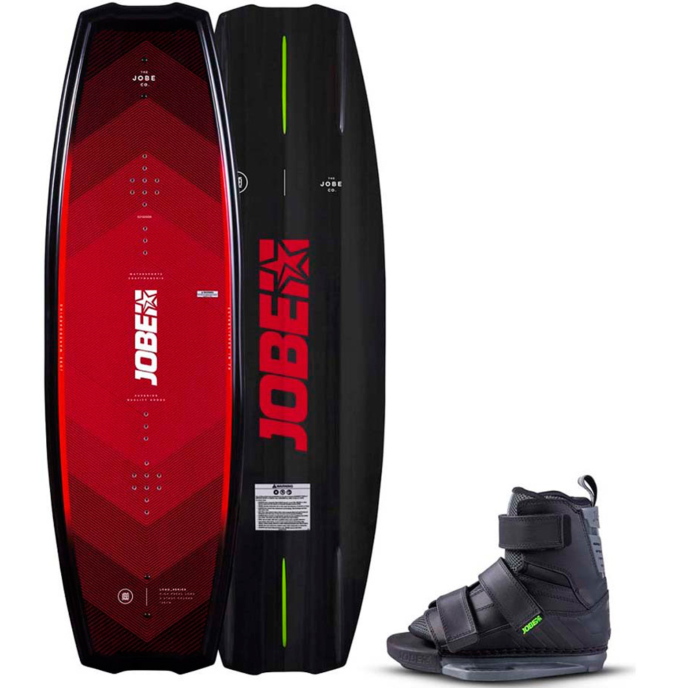 Jobe logo series wakeboardset 138cm en host wakeboardbindingen