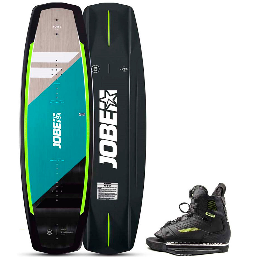 Jobe vanity wakeboardset 136cm en unit wakeboardbindingen
