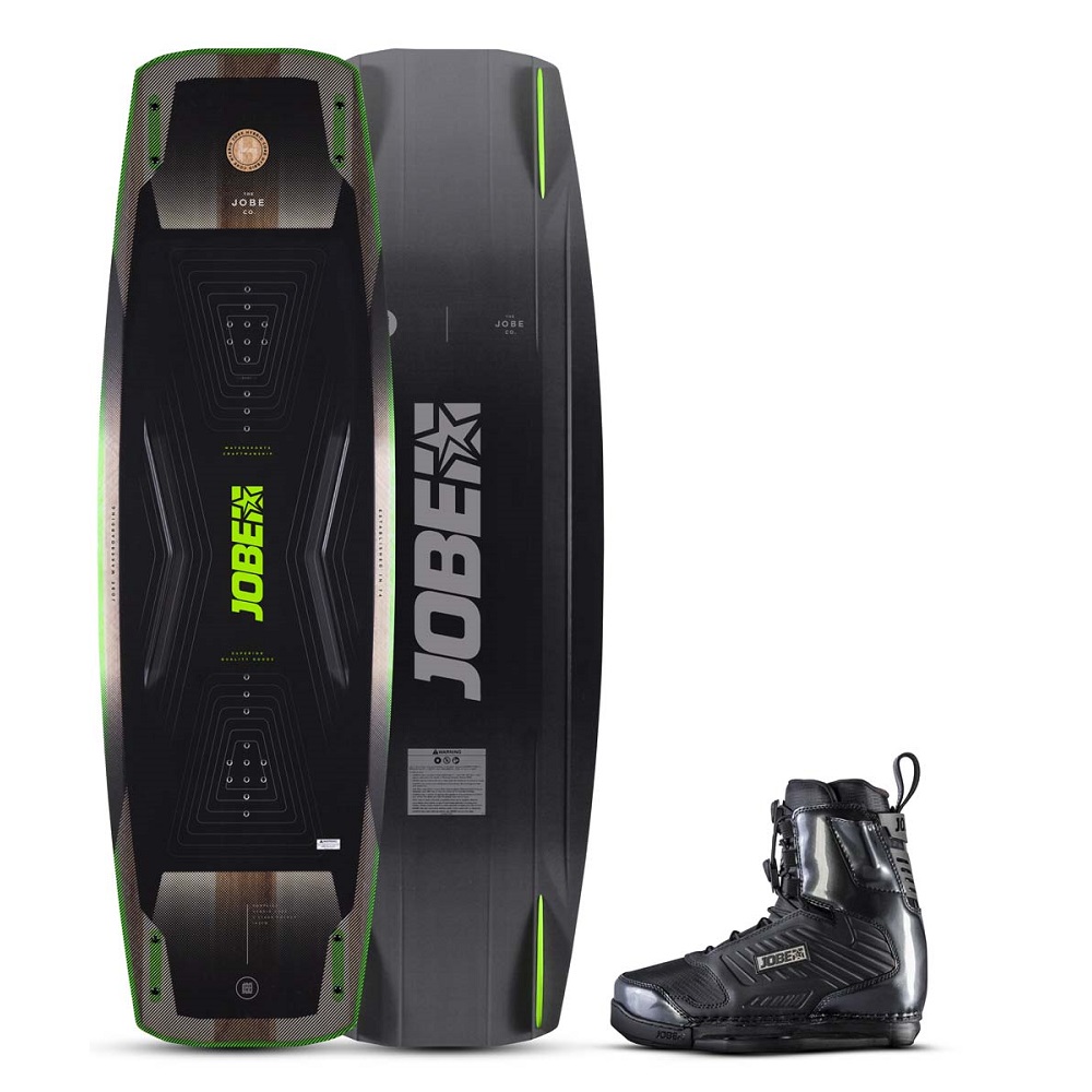 Jobe conflict wakeboardset 142cm en nitro wakeboardbindingen
