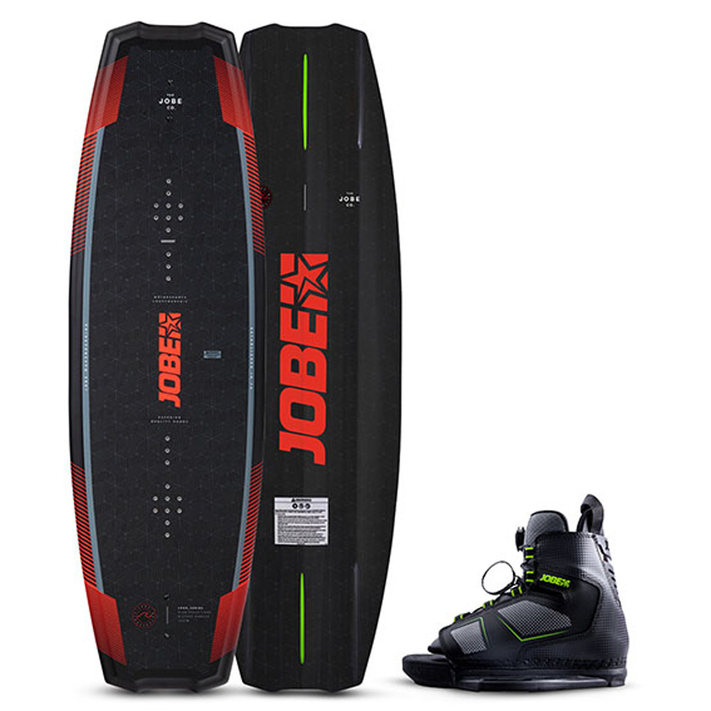 Jobe Logo series wakeboard en Unit wakeboardbindingen 138 cm