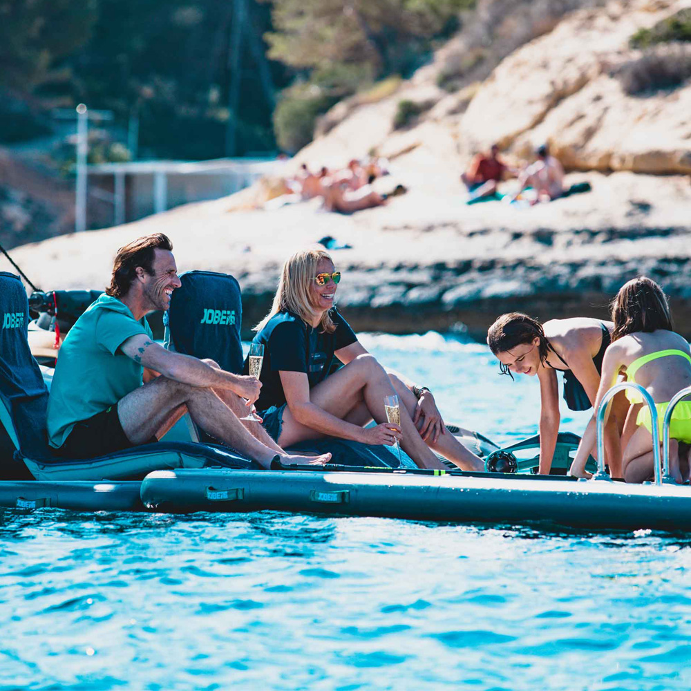 Jobe Chair handdoekl Midnight blauw