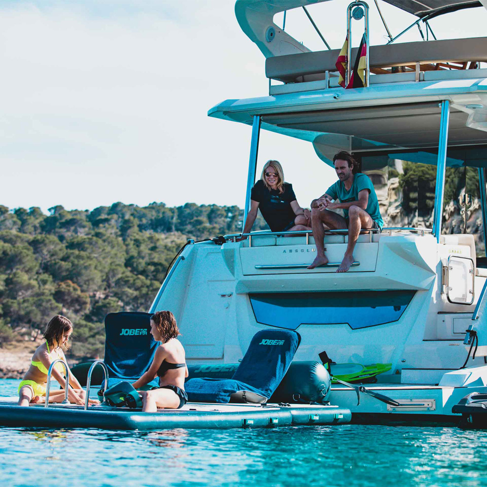 Jobe Chair handdoekl Midnight blauw