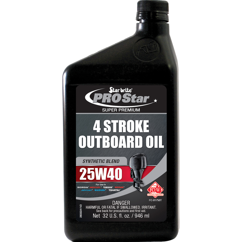 Starbrite super premium synthetische 4 takt motorolie 25w40 950 ml