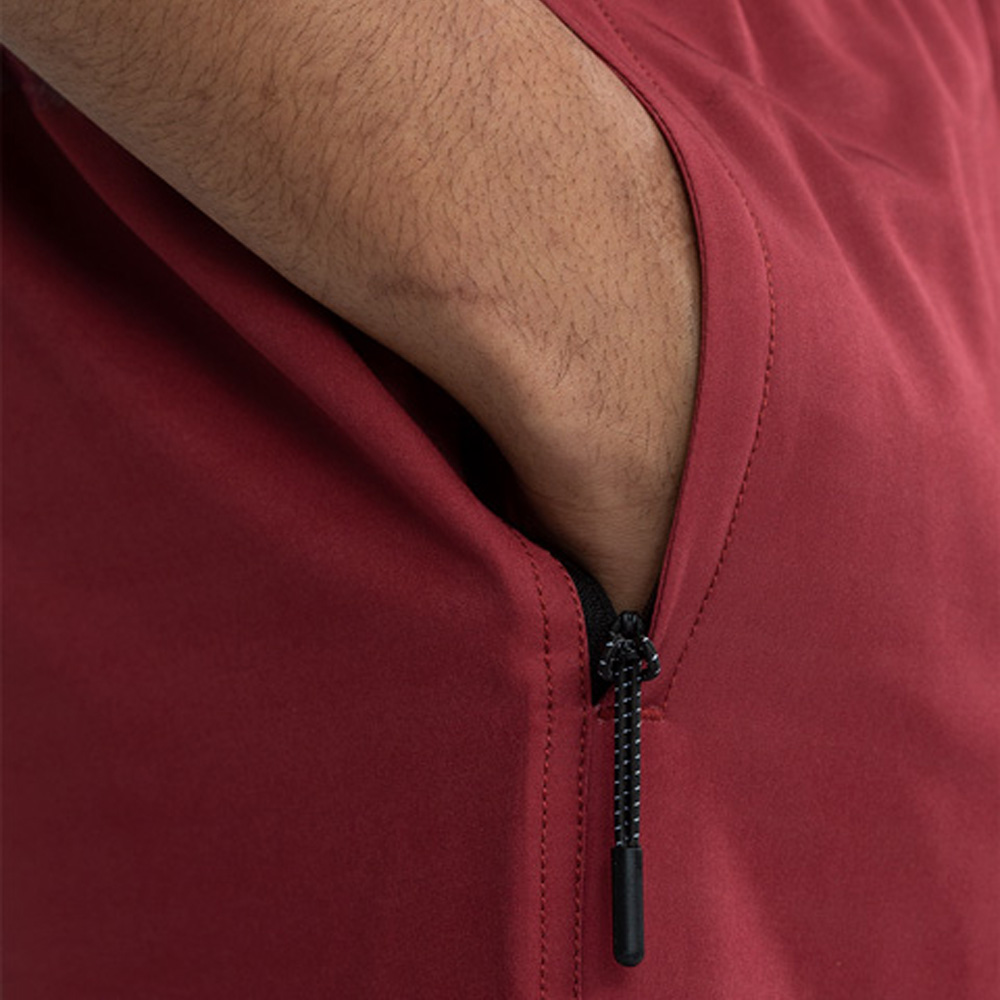 Jobe zwemshort heren Burgundy rood