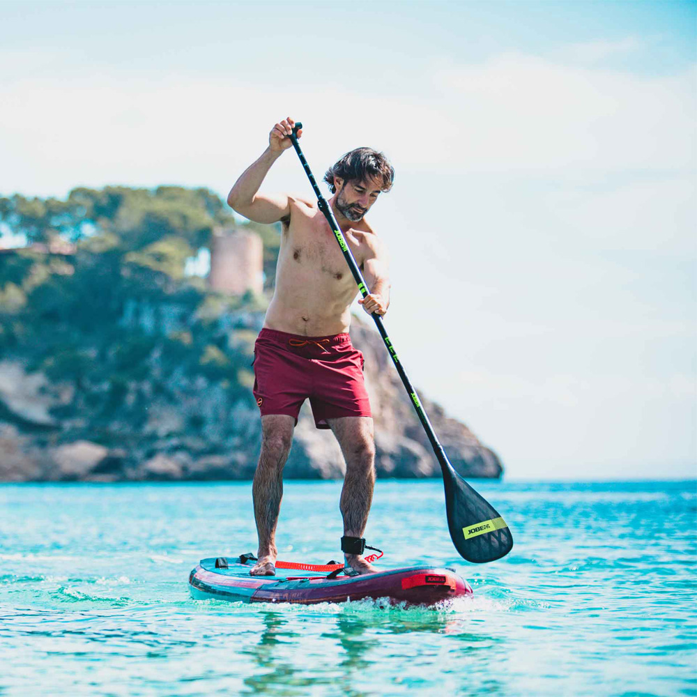Jobe zwemshort heren Burgundy rood