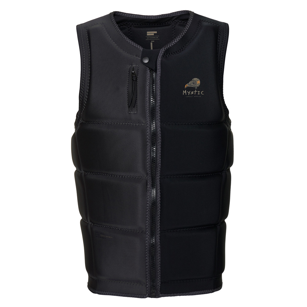Mystic Peacock Impact Vest heren zwart/ grijs
