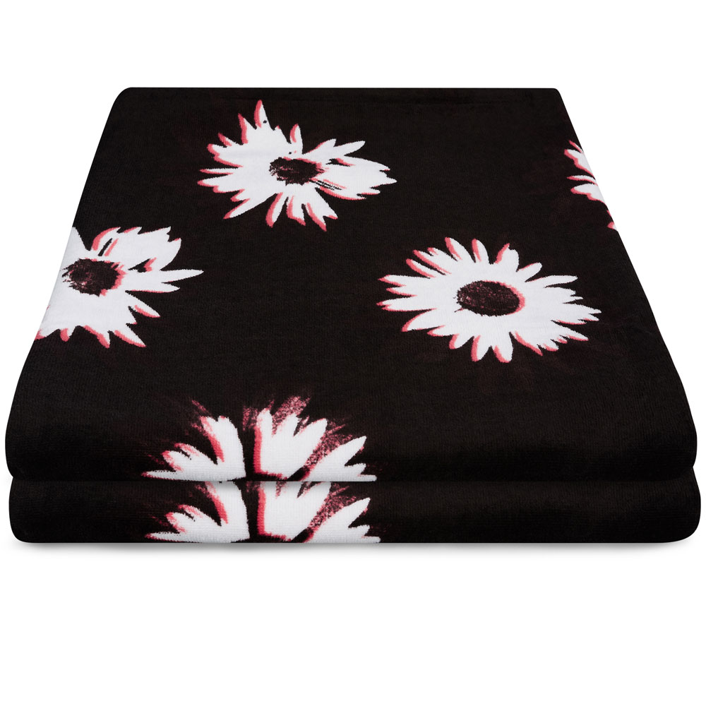 Mystic Towel Quickdry zwart/wit