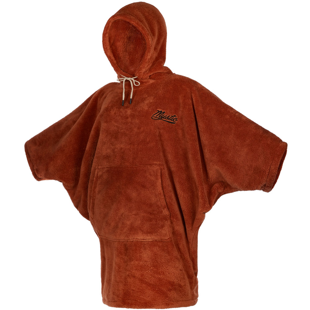 Mystic Poncho Teddy dames Rusty rood