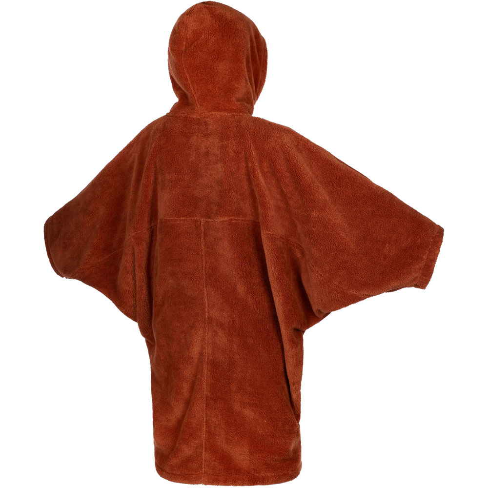 Mystic Poncho Teddy dames Rusty rood