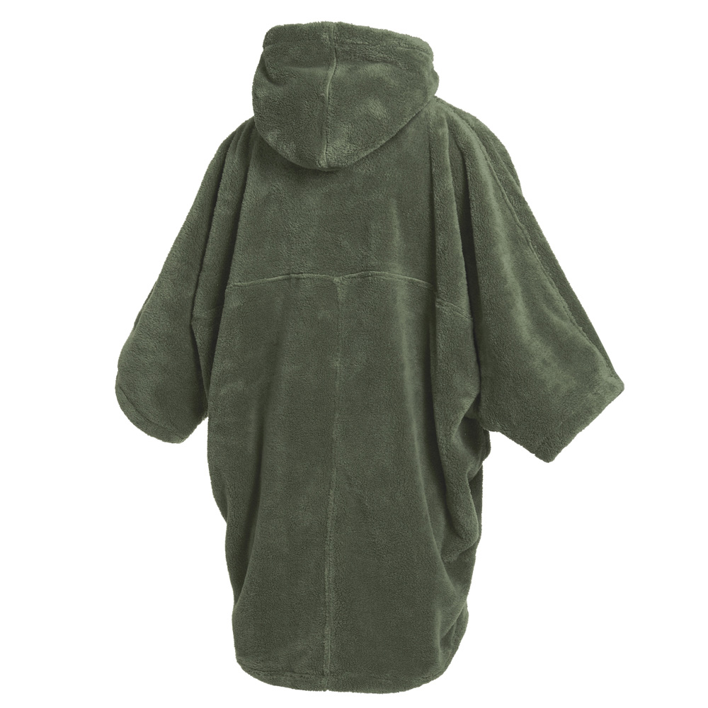 Mystic Poncho Teddy dames olijf groen