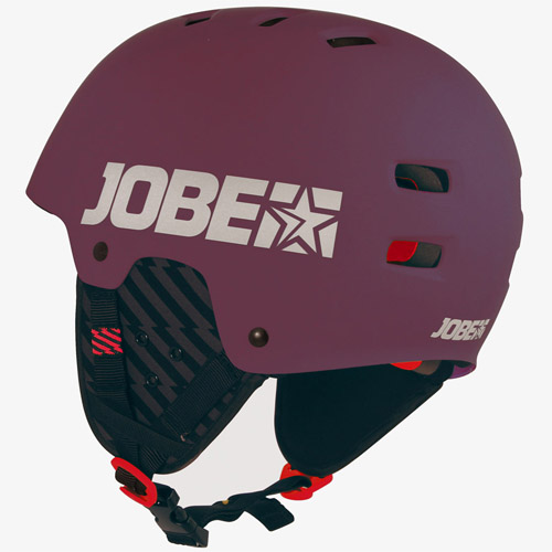 Jobe base watersporthelm bordeaux rood