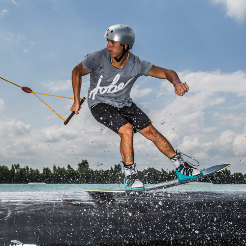 Jobe EVO Skins Pirate zwart wakeboardbinding