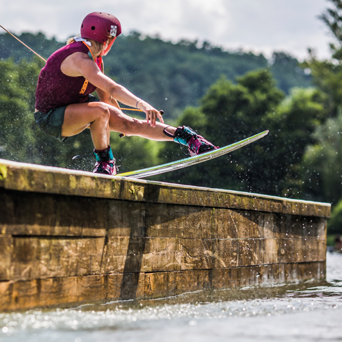 Jobe EVO Skins Indian rood wakeboardbinding