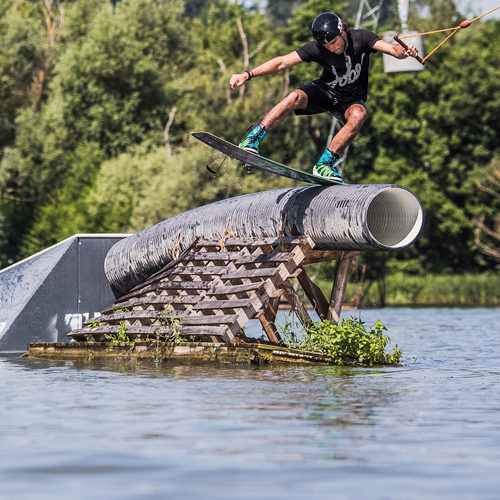 Jobe EVO Skins Summer groen wakeboardbinding