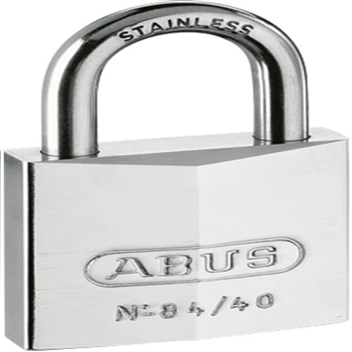 Abus Hangslot met verchroomde messing kast en rvs beugel 40mm