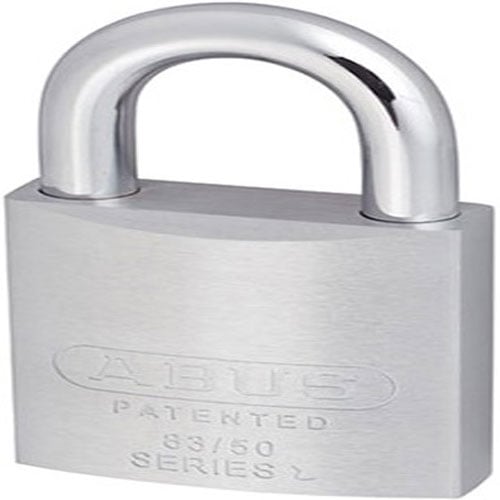 Abus Hangslot met verchroomde messing kast en rvs beugel 50mm
