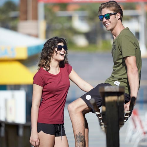 Jobe dim drijvende zonnebril zwart grijs