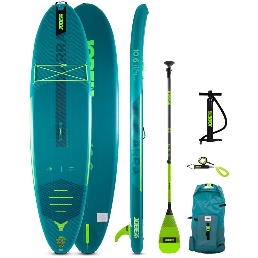 Jobe Yarra 10.6 sup board voordeelpakket Teal