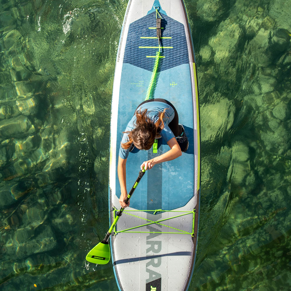 Jobe Yarra 10.6 opblaasbaar sup board voordeelpakket Steel blauw