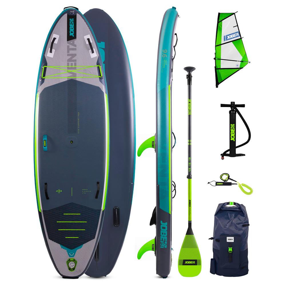 Jobe venta 9.6 Inflatable windsurf sup pakket + venta sup sail
