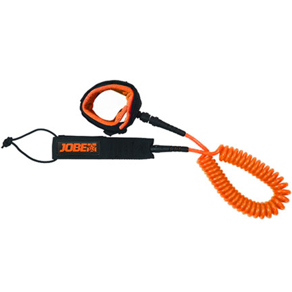 sup leash coil 10ft orange