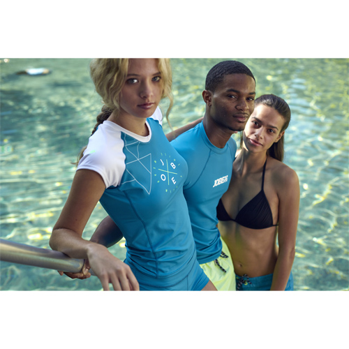 Jobe rashguard heren teal blauw
