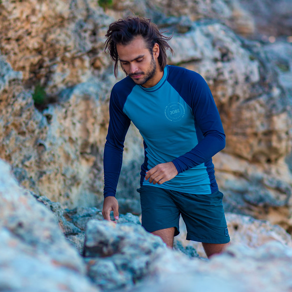 Jobe Rash Guard lange mouwen heren Vintage Teal