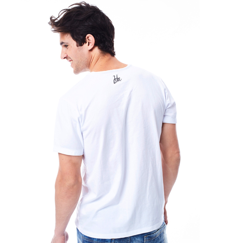 Jobe Heren t-shirt script wit