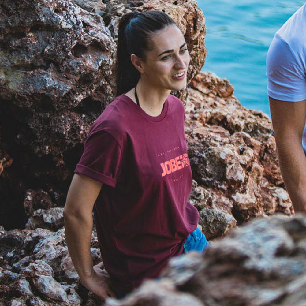 Jobe Casual T-Shirt Burgundy