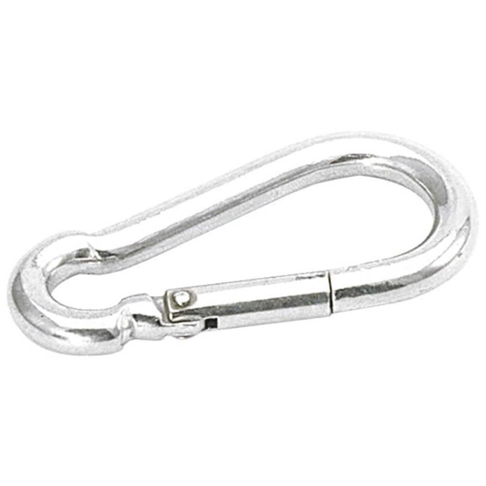 Talamex karabijnhaak met knik 60mm