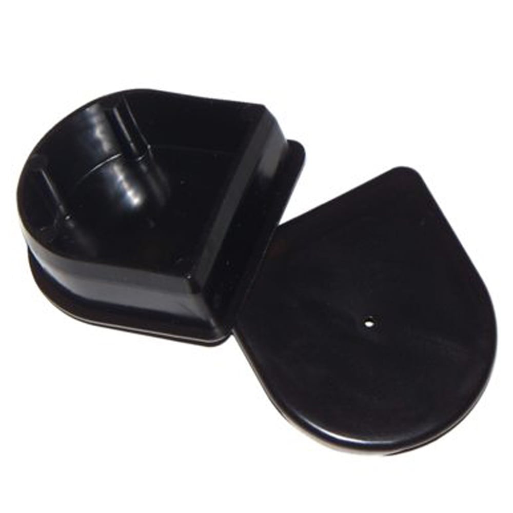 Dockedge Steigerstootrand p-hoek zwart (2 stuks)