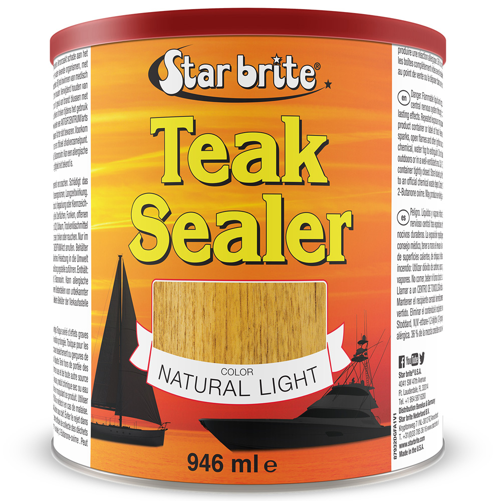 Starbrite tropical teak oil sealer natural light 950 ml