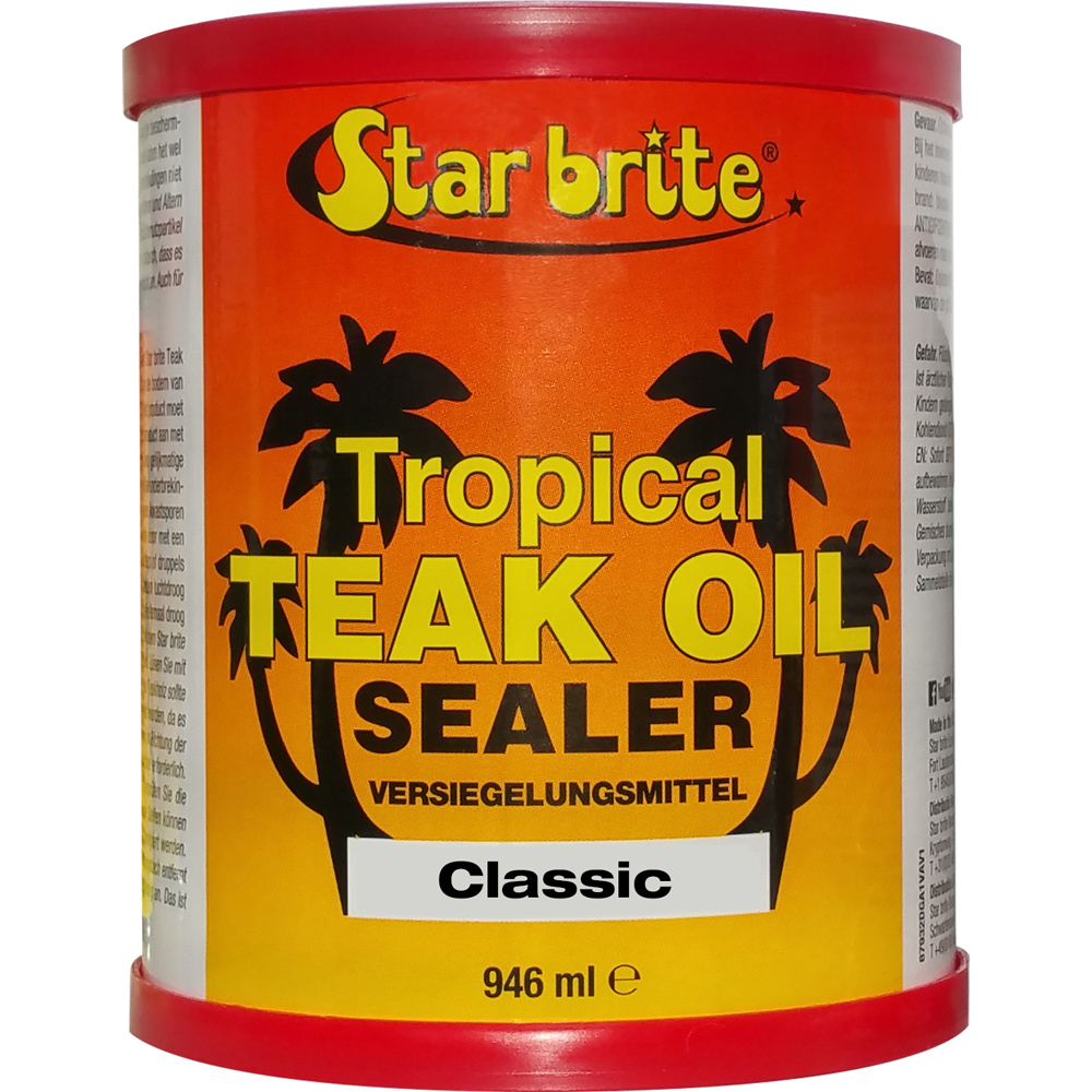 Starbrite tropical teak oil sealer classic 950 ml