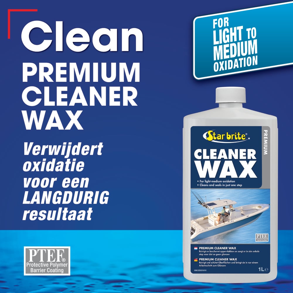 Starbrite cleaner & wax met ptef 1000 ml