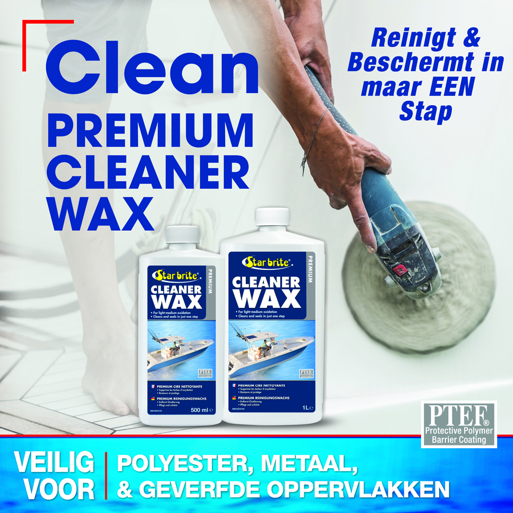 Starbrite cleaner & wax met ptef 1000 ml