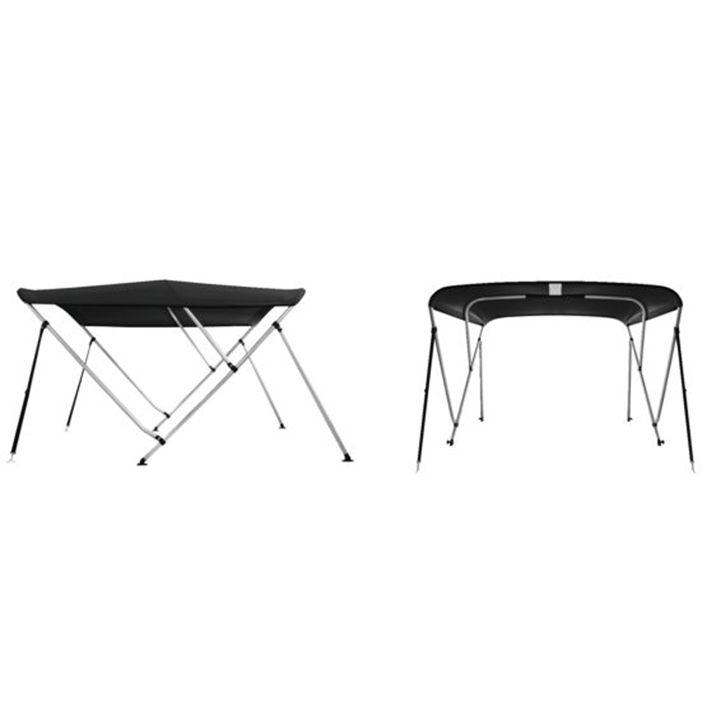 Talamex Biminitop deluxe 3 boog 183x246-260x117cm zwart