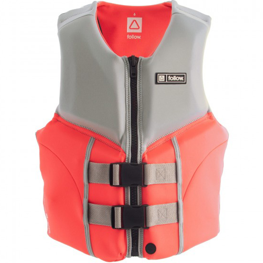 Follow Cure neopreen dames zwemvest fluor pink