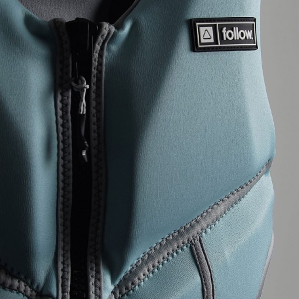 Follow Cure neopreen dames zwemvest teal blauw