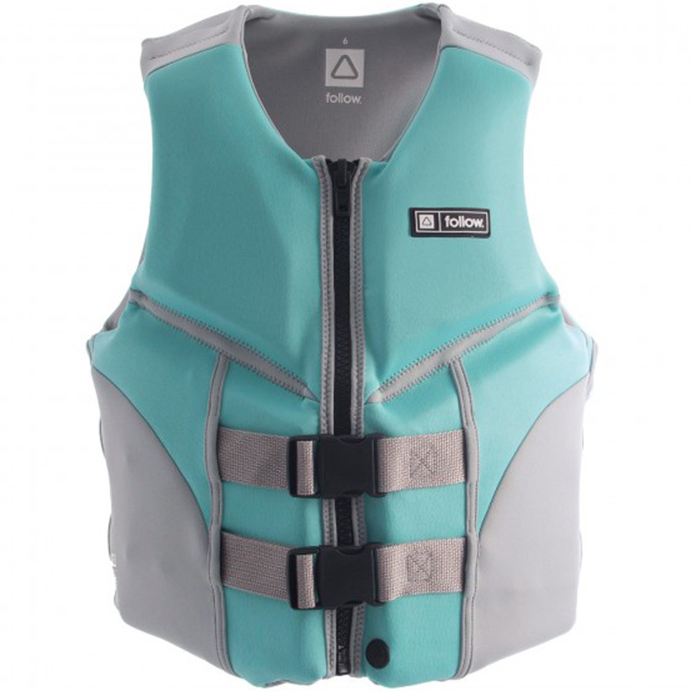 Follow Cure neopreen dames zwemvest teal blauw